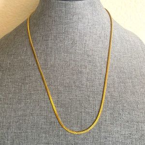 Vintage 70s Korea Gold TONED Necklace